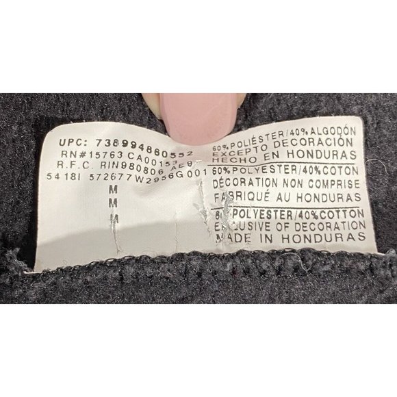 Champion Authentic Arthleticwear Size Medium Black Crewneck Pullover Sweatshirt - Picture 7 of 11